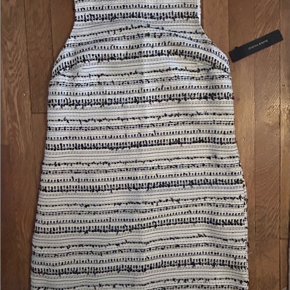 Cynthia Steffe Monochrome Textured Fabric